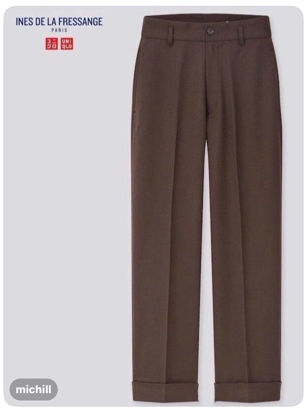 Uniqlo x Ines de la fressange trousers